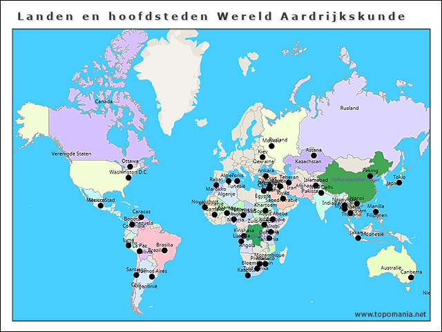 landen-en-hoofdsteden-wereld-aardrijkskunde