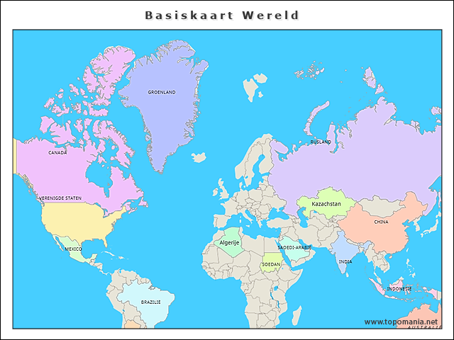 basiskaart-wereld