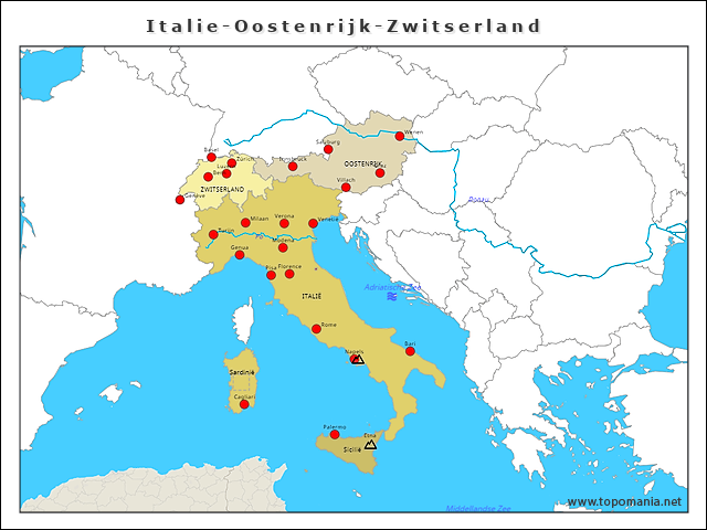 italie-oostenrijk-zwitserland