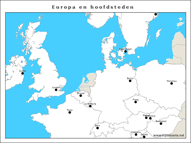 europa-en-hoofdsteden