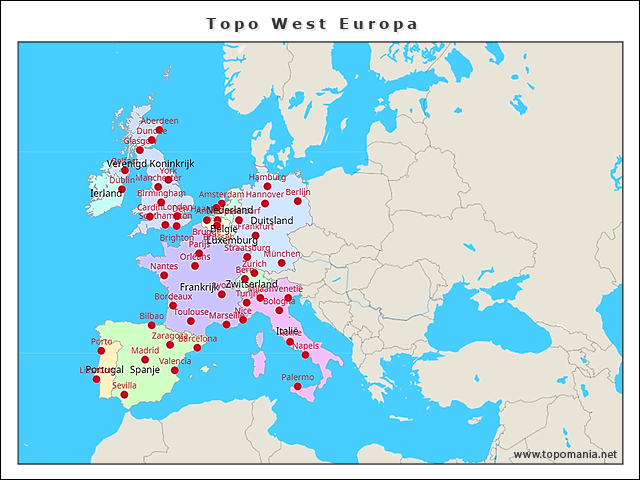 topo-west-europa