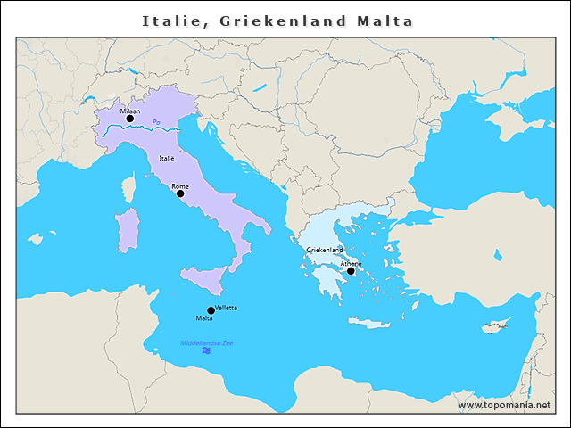 italie-griekenland-malta