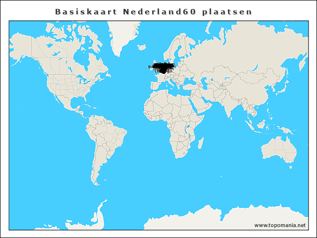 basiskaart-nederland60-plaatsen