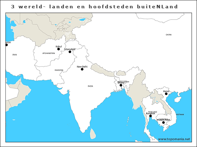 3-wereld-landen-en-hoofdsteden-buitenland