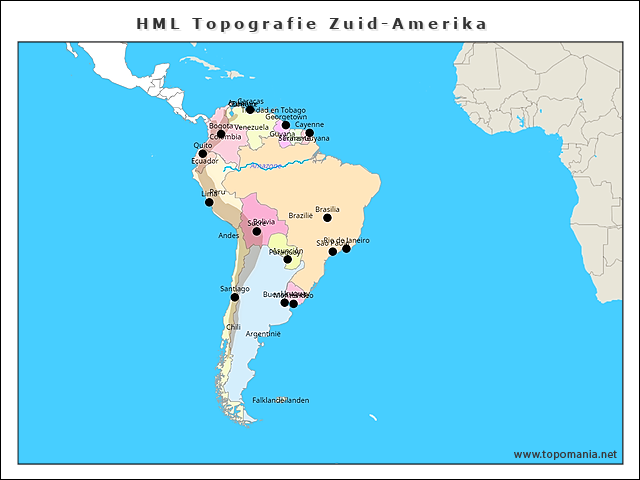 hml-topografie-zuid-amerika