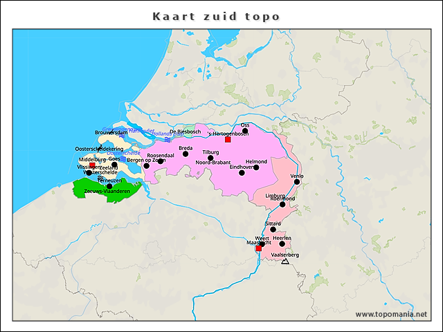 kaart-zuid-topo