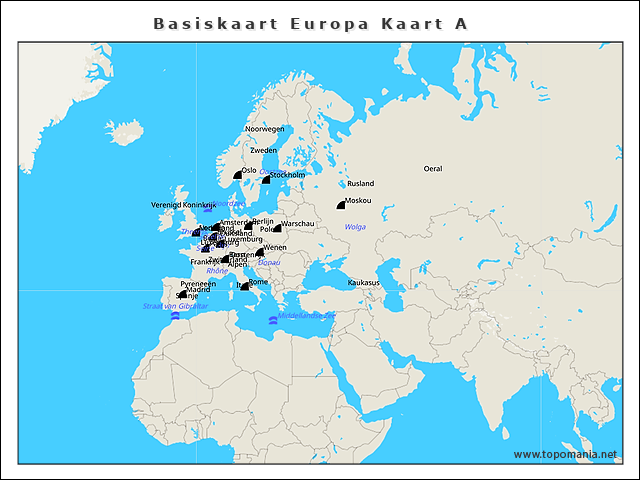 basiskaart-europa-kaart-a