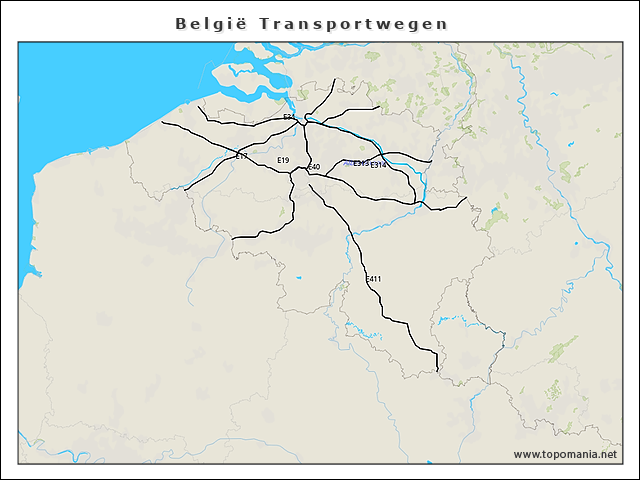 belgie-transportwegen