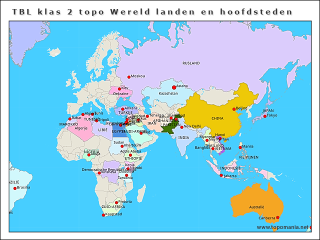 tbl-klas-2-topo-wereld-landen-en-hoofdsteden