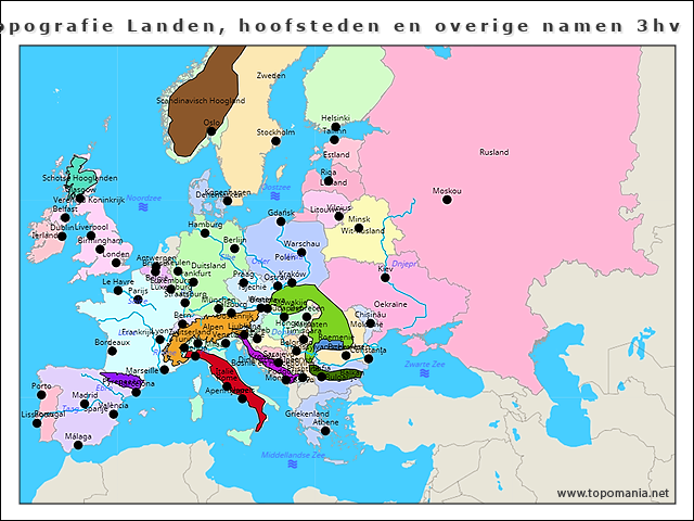 topografie-landen-hoofsteden-en-overige-namen-3hv