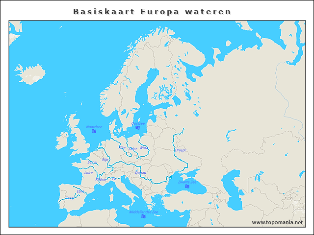 basiskaart-europa-wateren