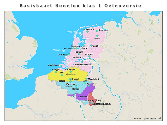 basiskaart-benelux-klas-1-oefenversie