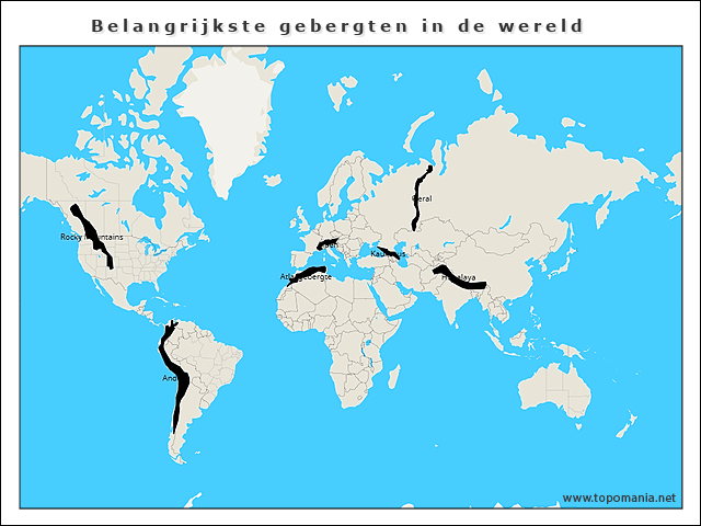 belangrijkste-gebergtes-in-de-wereld