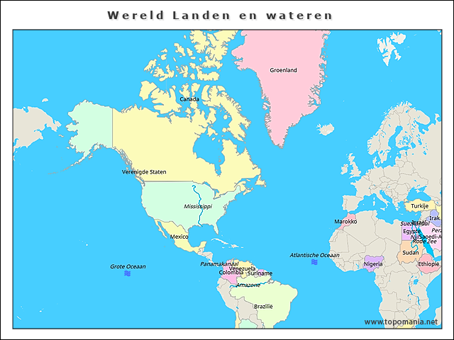 wereld-landen-en-wateren