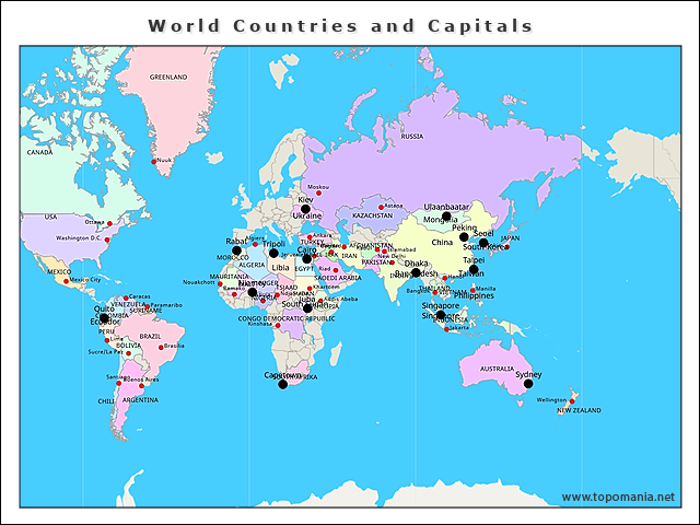 world-countries-and-capitals