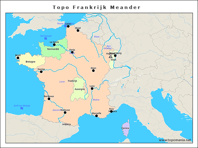 topo-frankrijk-meander