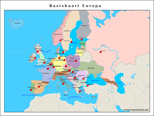 basiskaart-europa