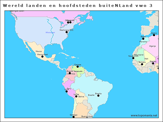 wereld-landen-en-hoofdsteden-buitenland-vwo-3