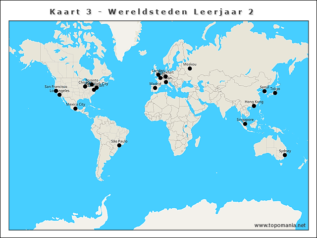 kaart-3-wereldsteden-leerjaar-2