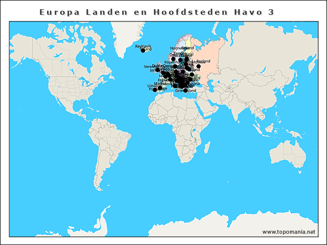 europa-landen-en-hoofdsteden-havo-3