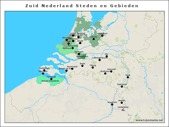 zuid-nederland-steden-en-gebieden