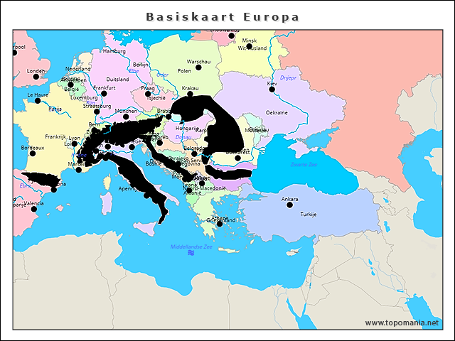 basiskaart-europa