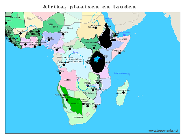 afrika-plaatsen-en-landen