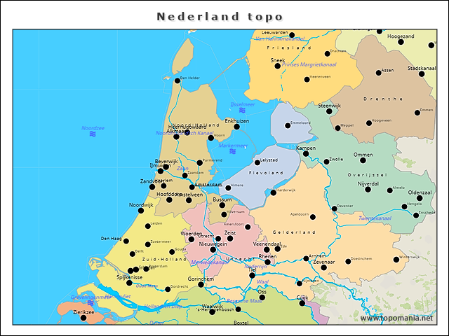 nederland-topo