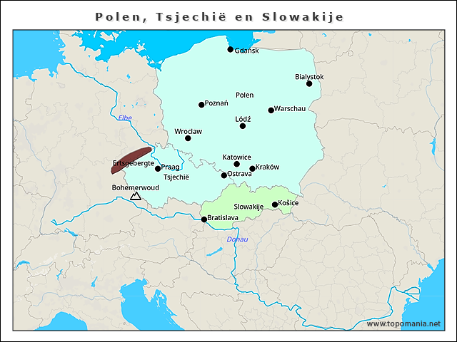 polen-tsjechie-en-slowakije