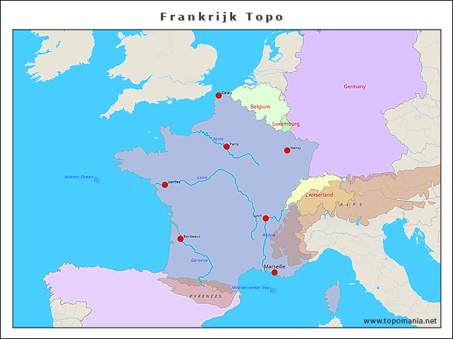 frankrijk-topo