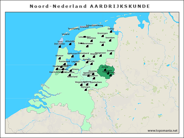 noord-nederland-aardrijkskunde