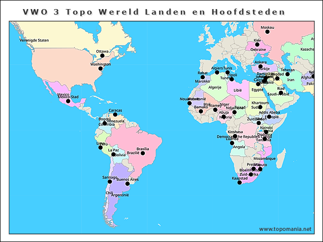 vwo-3-topo-wereld-landen-en-hoofdsteden