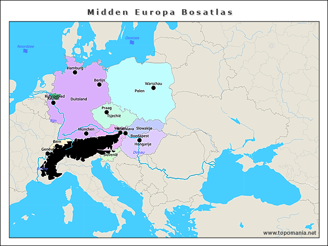 midden-europa-bosatlas