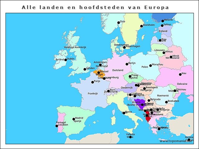 alle-landen-en-hoofdsteden-van-europa