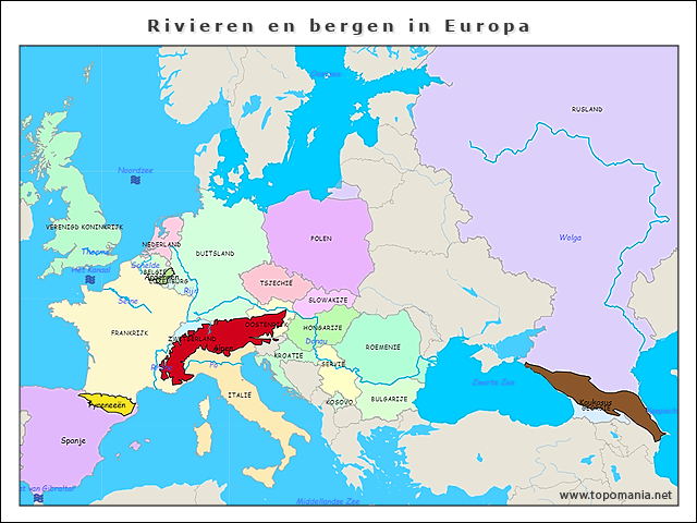 rivieren-en-bergen-in-europa