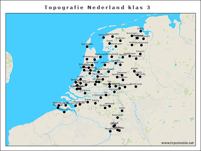 topografie-nederland-klas-3-plaatsen