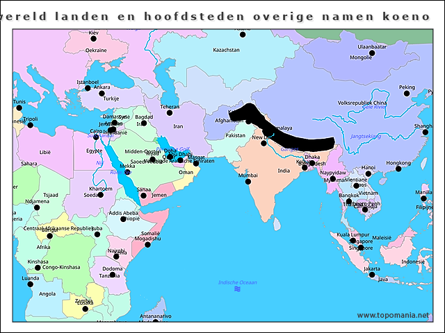 wereld-landen-en-hoofdsteden-overige-namen-koeno