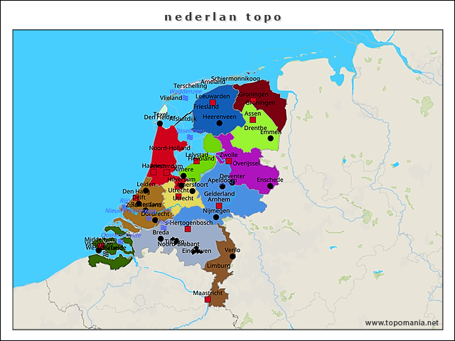 nederlan-topo