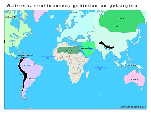 wateren-continenten-gebieden-en-gebergten