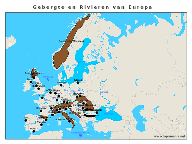 gebergte-en-rivieren-van-europa