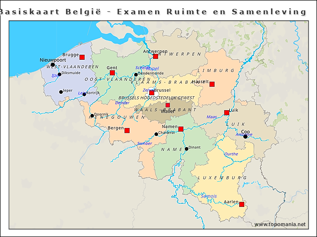 basiskaart-belgie-examen-ruimte