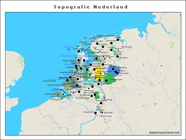 topografie-nederland