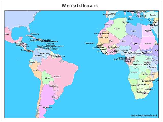 wereldkaart