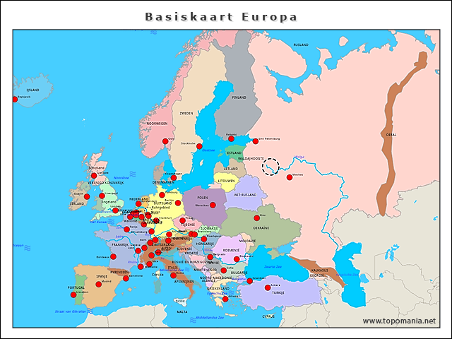 basiskaart-europa