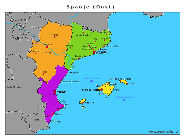 spanje-(oost)