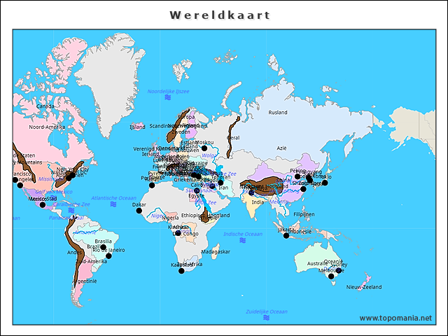 wereldkaart