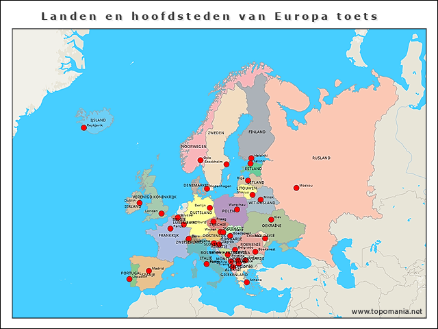 landen-en-hoofdsteden-van-europa-toets