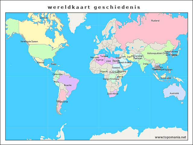 wereldkaart-geschiedenis