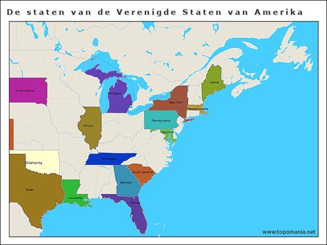 de-staten-van-de-verenigde-staten-van-amerika