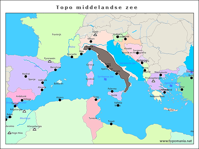 topo-middelandse-zee